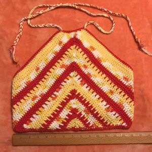 COPY - Hand crochet handkerchief crop top